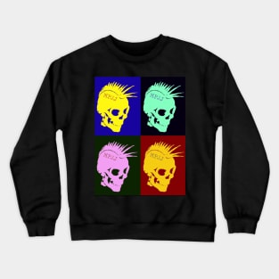 MPJJ Punk Skull Mohawk Crewneck Sweatshirt